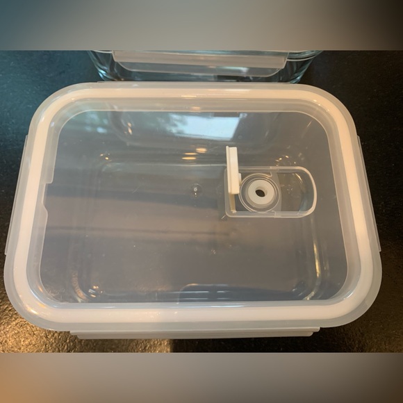 Glass Food Storage Containers with Lids - set of 4 - Picture 6 of 9